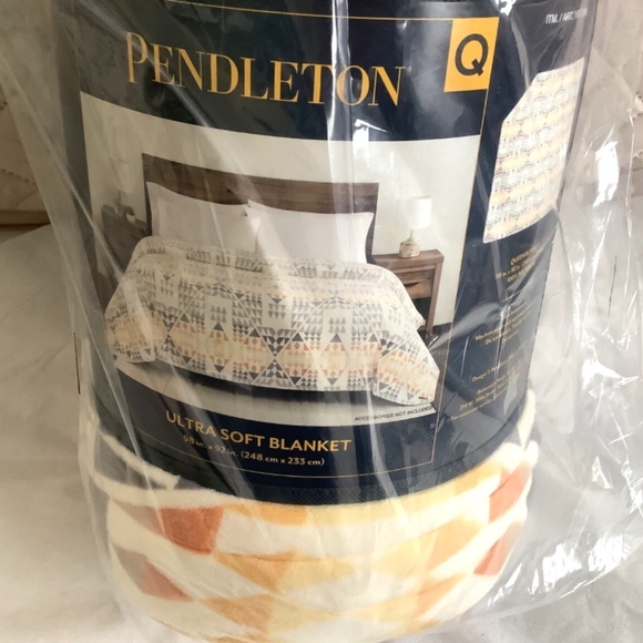 Pendleton Fleece Plush Blanket Velvety Soft Queen Size NEW - Picture 12 of 14